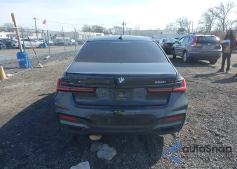 2022 BMW 750 I xDrive from USA, damaged, VIN WBA7U2C03NCH26600